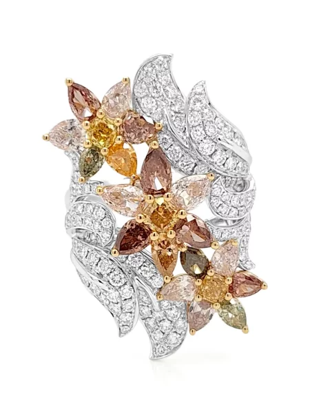 Diamant inel Hyt Jewelry cu model floral