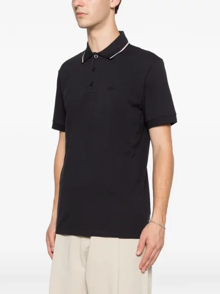 Tricou polo Boss albastru