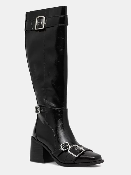 Steve Madden cizme Z-Town cu drept negru