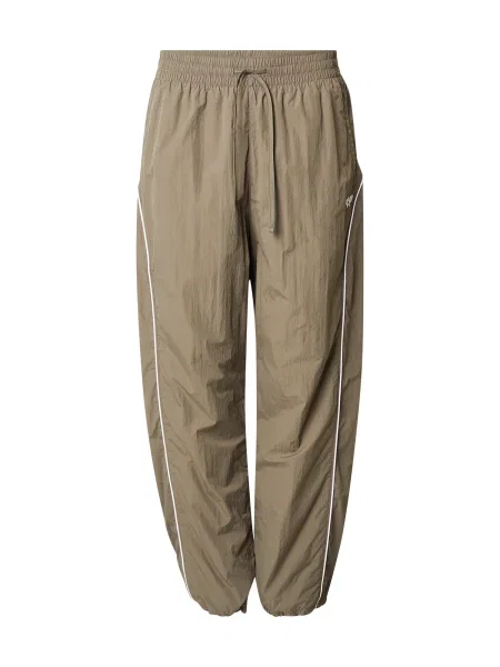 HOLLISTER Kalhoty olivová bílá