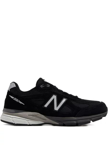 Sneakerși New Balance 990 din piele de căprioară negru
