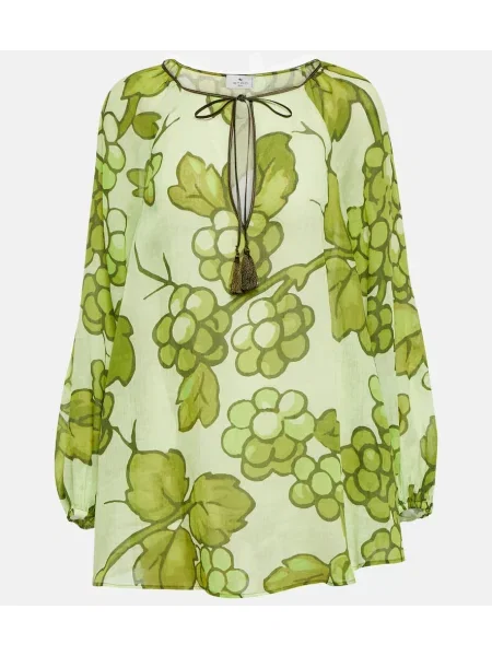 Tunică Etro cu imagine verde