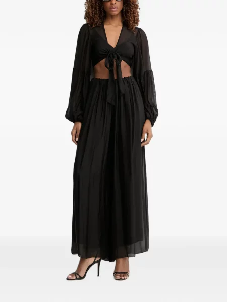Pantaloni palazzo Haveone negru