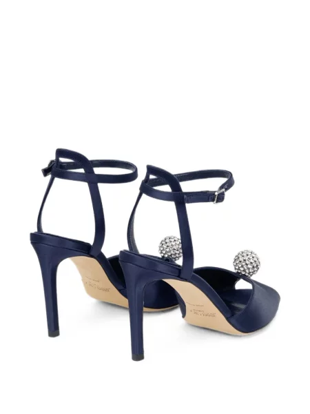 Sandale Jimmy Choo din satin albastru