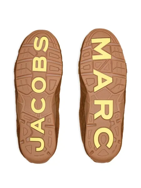 Sneakerși Marc Jacobs cu șireturi din dantelă maro