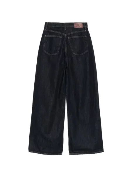 Τζιν με φαρδύ μπατζάκι Lauren Ralph Lauren μπλε