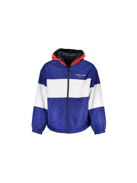 Geacă de blugi Tommy Jeans albastru