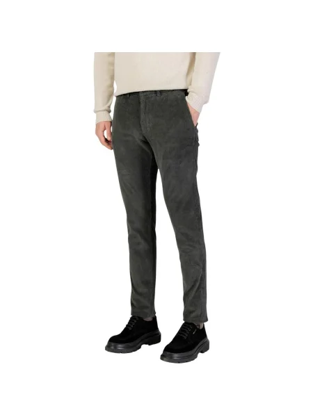 Pantaloni chino Borghese negru