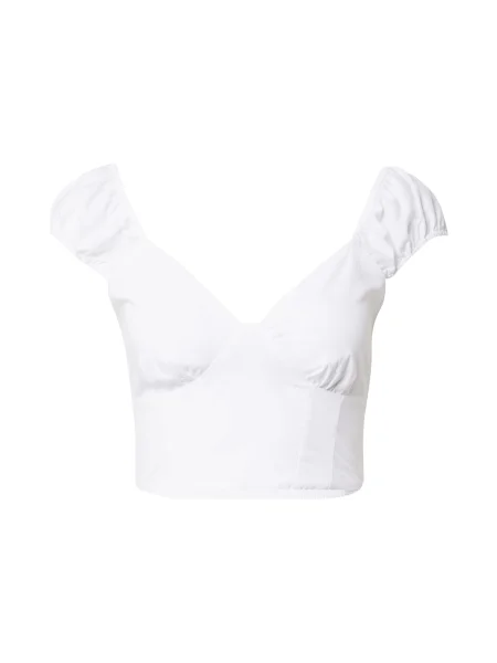 Abercrombie & Fitch Bluză alb