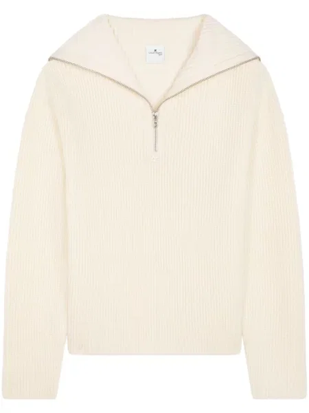 Pulover Courreges tricotate cu glugă