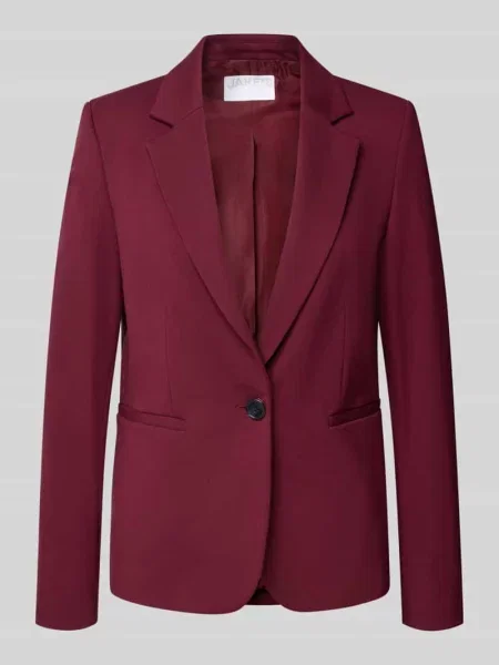 Żakiet o kroju regular fit z kołnierzem z połami i lamowanymi Jake*s Collection