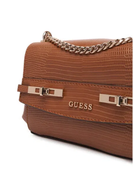 Guess Kabelka Melinda Mini hnedá
