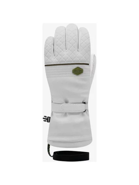 Rękawice Racer G Snow 5 brązowe 8 białe