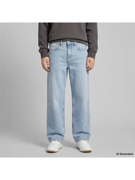 Džínsy Calvin Klein Jeans modrá