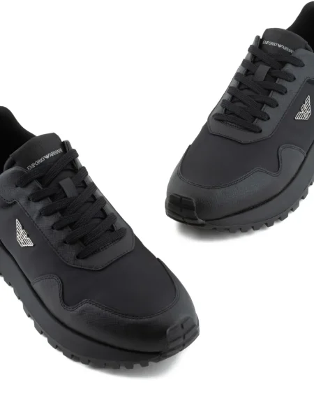 Sneakerși Emporio Armani negru
