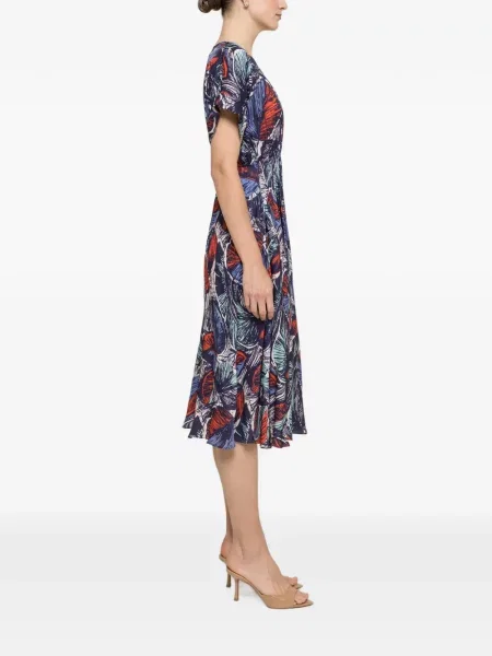 Rochie midi Nissa din dantelă albastru