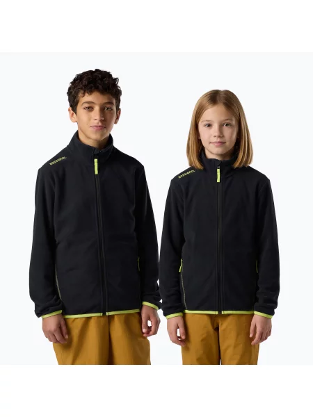 Детски поларен суитшърт Rossignol Polar Fleece black черно