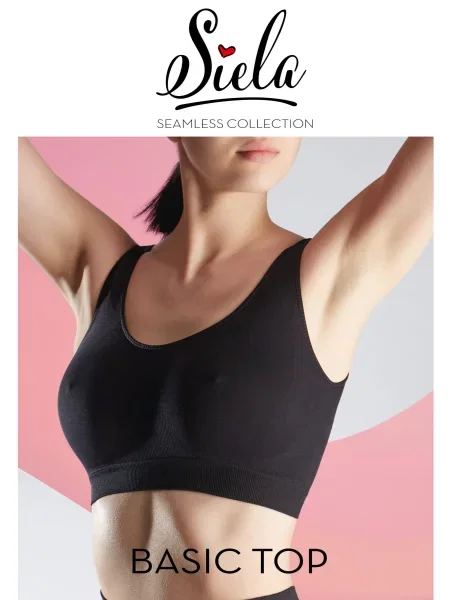 Топ Siela SITOPB поліамід/еластан чорний