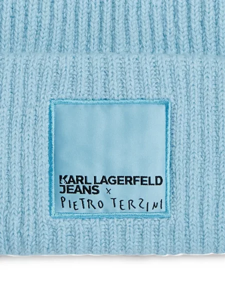 Căciulă Karl Lagerfeld Jeans albastru
