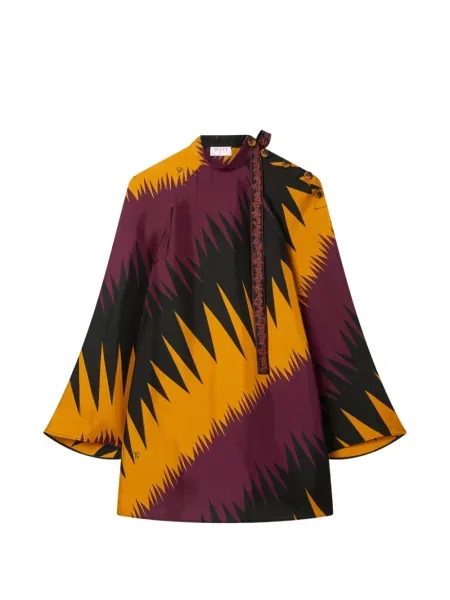Rochie Pucci de mătase cu imagine portocaliu