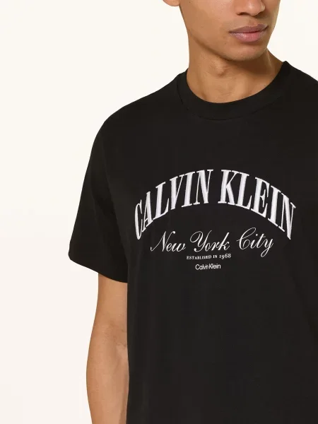 Calvin Klein Jeans Tričko černá bílá