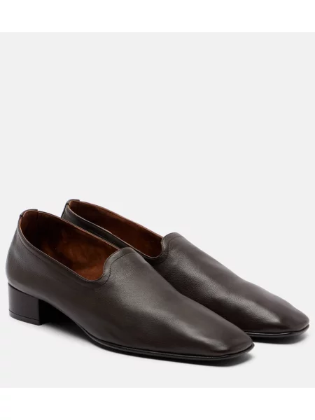 Pantofi loafer Herbert Levine din piele maro