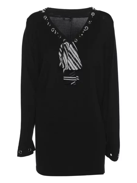 Top Basler z dżerseju czarny