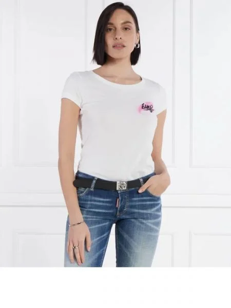 Tricou Scoop alb