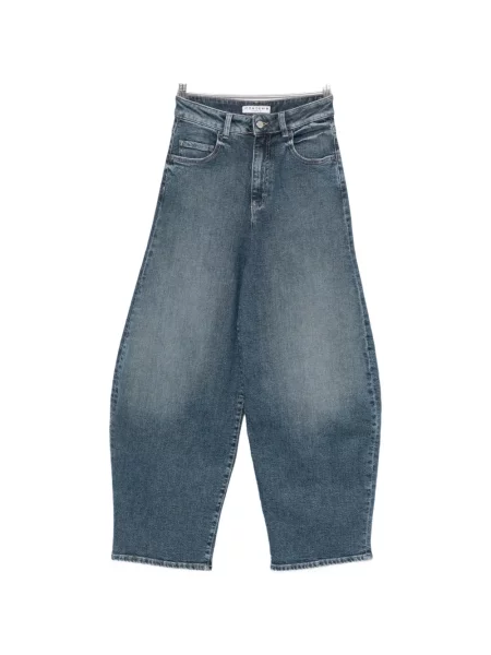 Blugi cu picior larg Icon Denim albastru