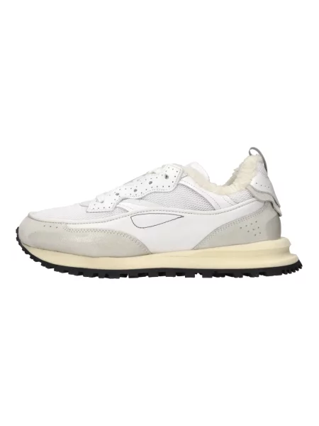 Sneakersy Hidnander skórzane białe