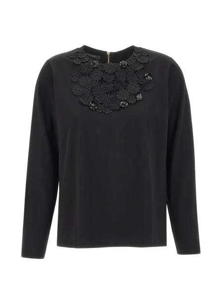 Tricou Elena Mirò cu broderie negru
