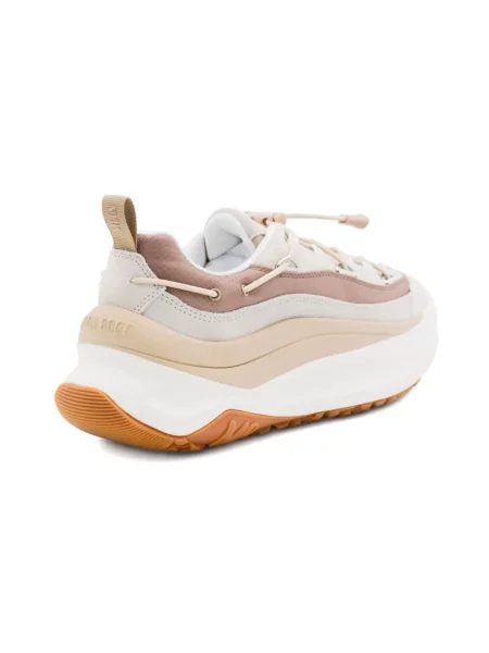 Sneakersy Moon Boot skórzane beżowe