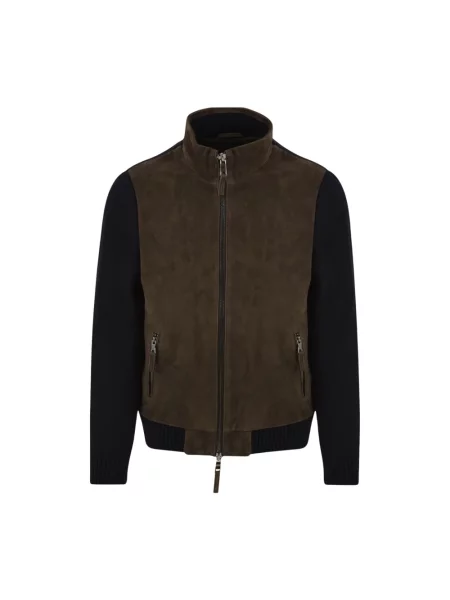 Kurtka skórzana The Jack Leathers brązowa