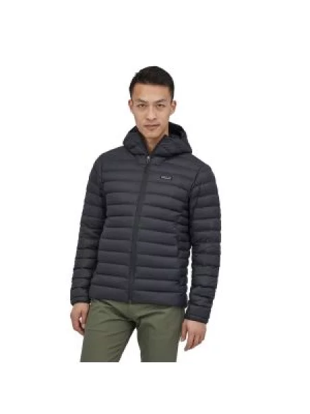 Podzimní bunda Patagonia M's Down Sweater Hoody černá