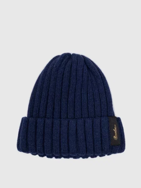 Шапка Hill із кашеміру Borsalino синя