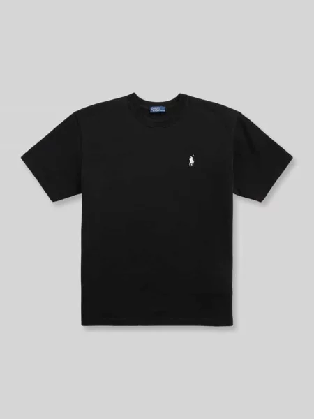Koszulka Polo Ralph Lauren z logo czarna