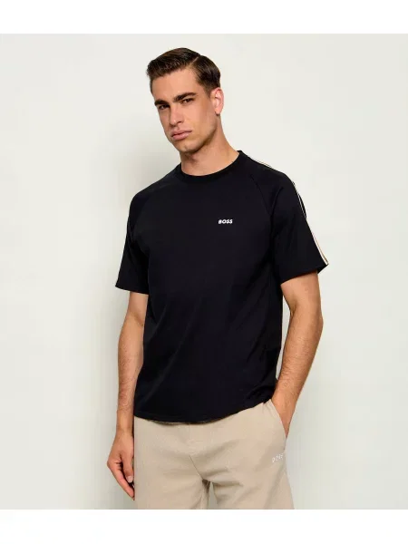 BOSS BLACK Tricou Iconic negru