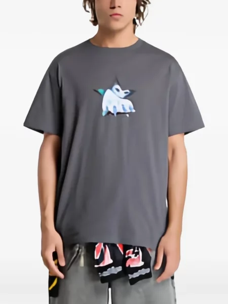 Tričko Ripndip s potiskem šedé