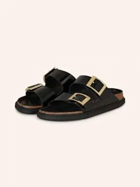Klapki Birkenstock na sprzączkę klasyczne czarne