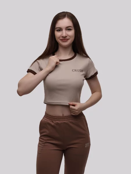 Футболка Lumo бежевая