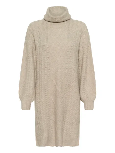 Cream Pletena obleka CRPumpkin kit