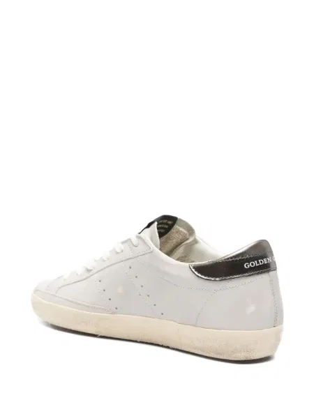 Маратонки Golden Goose с връзки с дантела сиво