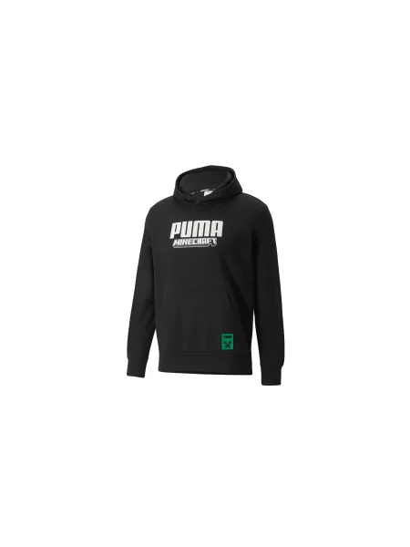 Puma x MINECRAFT Hoodie Mężczyźni Bluzy i bluzy z kapturem Puma Size: L czarny
