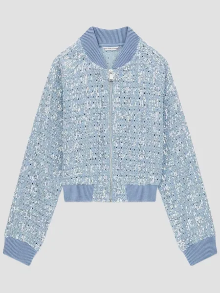 Детский бомбер Guess голубой