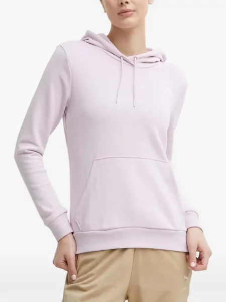 Hanorac cu glugă Puma cu imagine violet