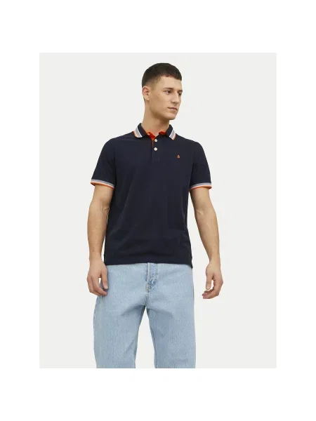 Jack&Jones Поло Paulos Slim Fit cиній