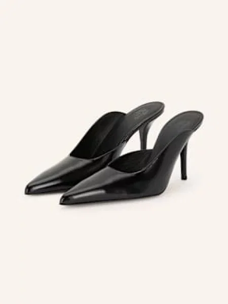 Gia Borghini Klapki Typu Mules Abella schwarz czarne