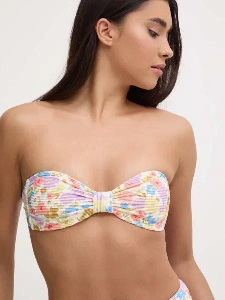 Olcsóbban. Fürdőruha felső Billabong Dream Chaser Tanlines Bandeau multicolor. Méret: XS szürke