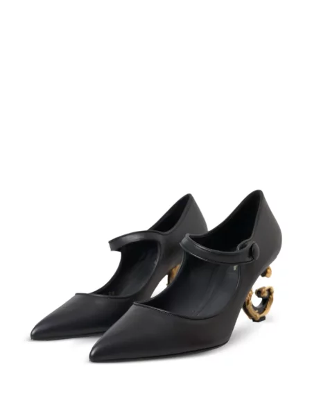 Pantofi cu toc Dolce & Gabbana din piele negru