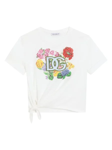 Tricou copii Dolce & Gabbana alb